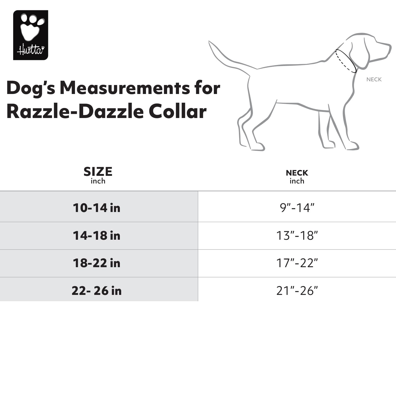 Hurtta Razzle-Dazzle Collar, Blackberry, 22-26 In