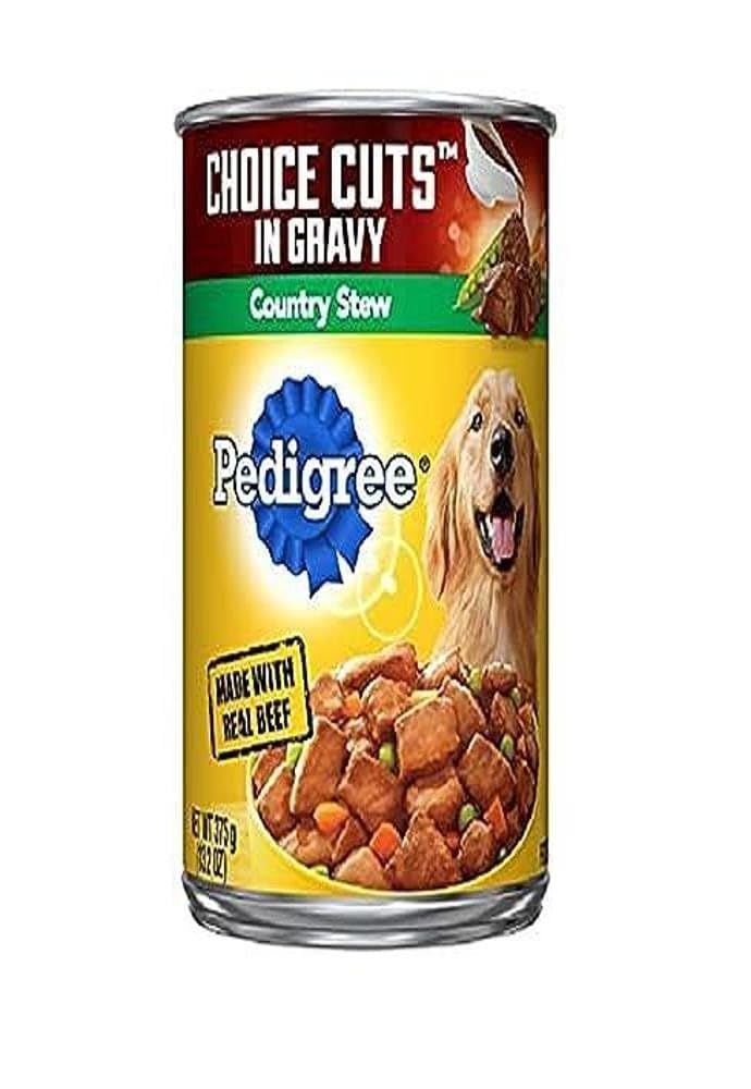 Pedigree Wet Dog Food, Choice Cuts In Sauce With Beef, 13.2 Oz Can