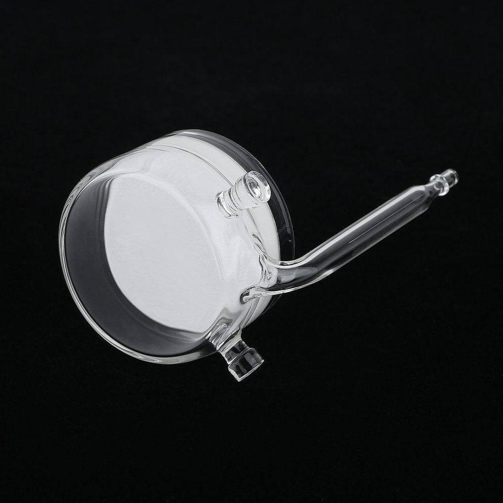 Yagote Co2 Diffuser Glass Reactor With U Shape Connecting Tube For Pollen Aquarium Plants Tank(Co2 Diffuser-Small Flat-Bottomed)