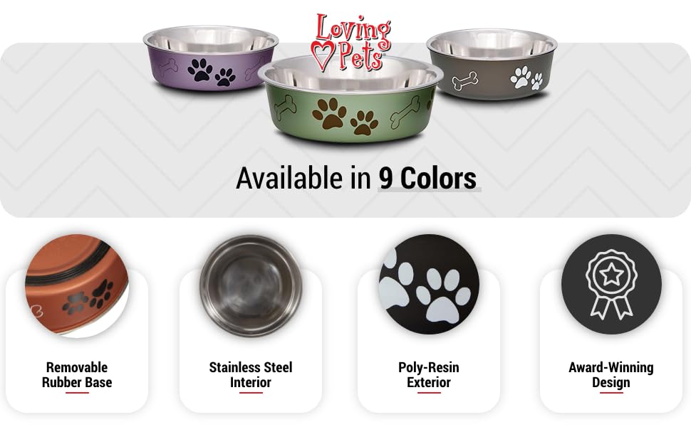 Loving Pets Bella Dog Bowl Size: Small (2' H X 5.5' W X 5.5' D), Color: Espresso