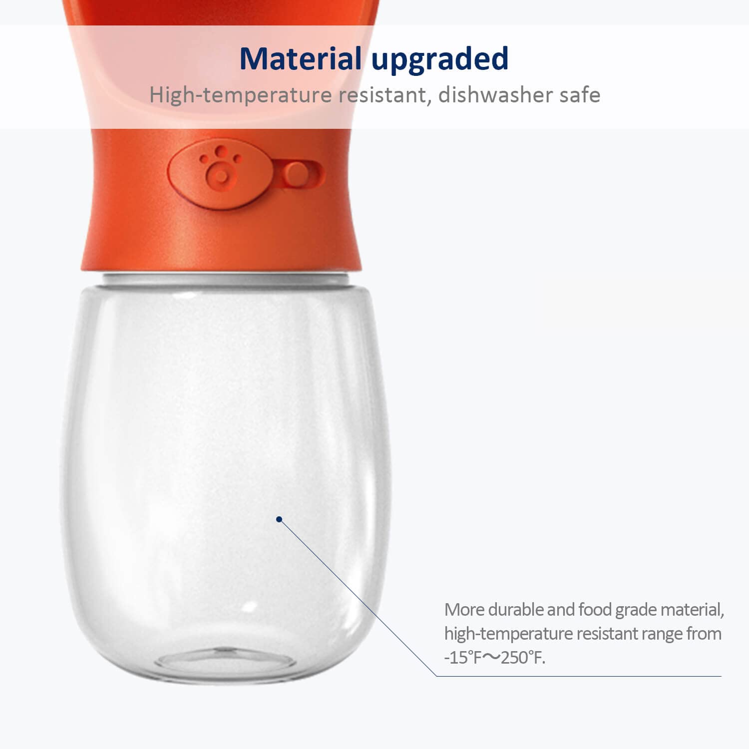 Wepet Portable Dog Water Bottle, 12 Oz, Leak Proof Puppy Water Dispenser With Drinking Feeder For Pets Outdoor Walking, Hiking,