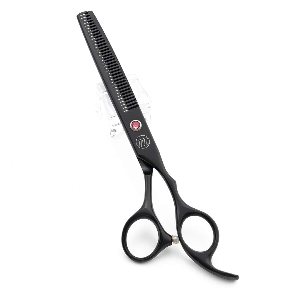 Moontay 7 Dog Grooming Scissors Set - 4-Piece Stainless Steel Shears for Dogs, Cats & Pets, Black