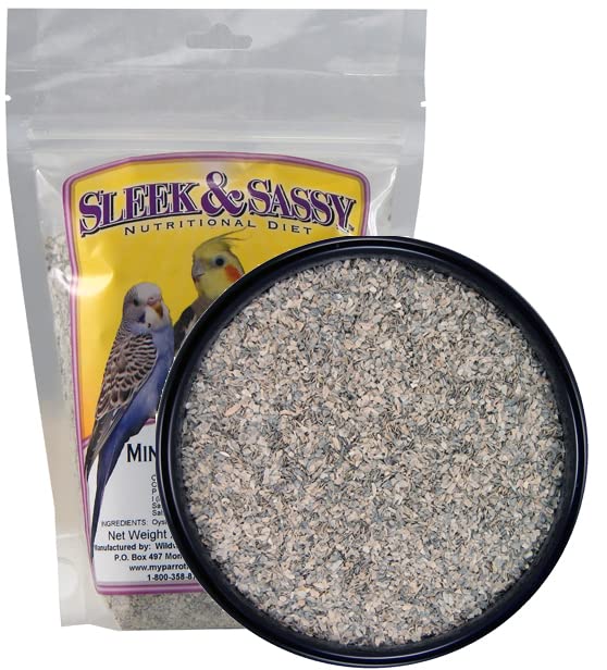 SLEEK & SASSY Mineralized Health Grit for Birds (14 oz.)