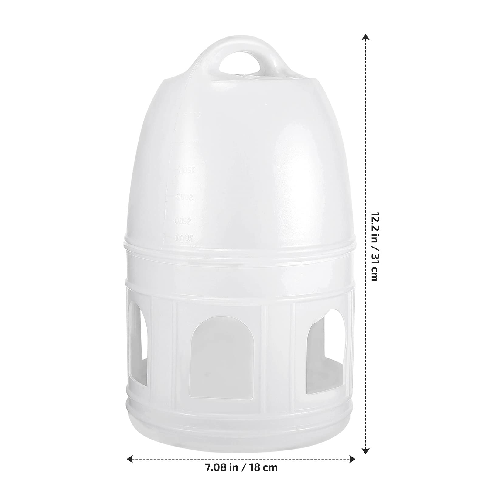 Popetpop Pigeon Water Dispenser, Plastic Bird Feeder, Durable, Hanging Design, Suitable For Travel