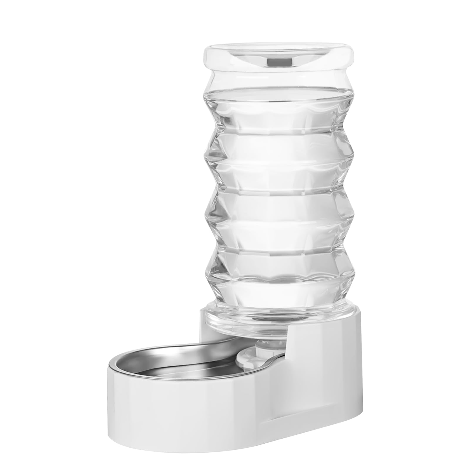 Rizzari Automatic Pet Waterer,100% Bpa-Free, Gravity Stainless Steel Water Dispenser,Large Capacity Water Feeder For Cats And Small And Medium-Sized Dogs (8L)