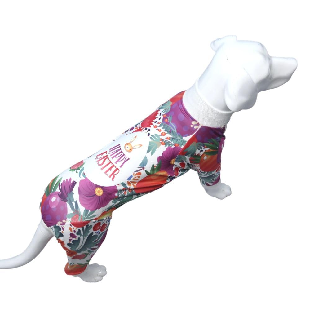 Xqpetlihai Dog Onesie Surgery Recovery Suit for Medium Large Dogs Recovery Shirt for Abdominal Wounds or Skin Diseases Bodysuit