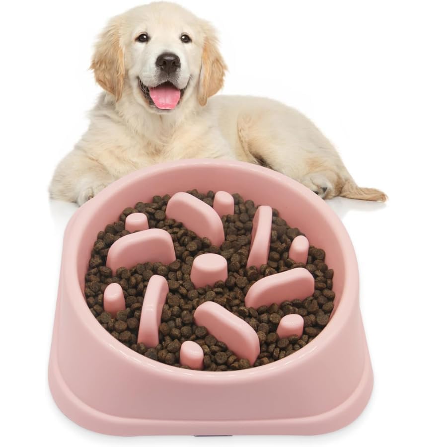 pets Empire Slow Feeder Bowl For Dogs  Interactive Dog Food Bowl For Small & Medium Dogs And Puppies To Slow Eating, Prevent Bl