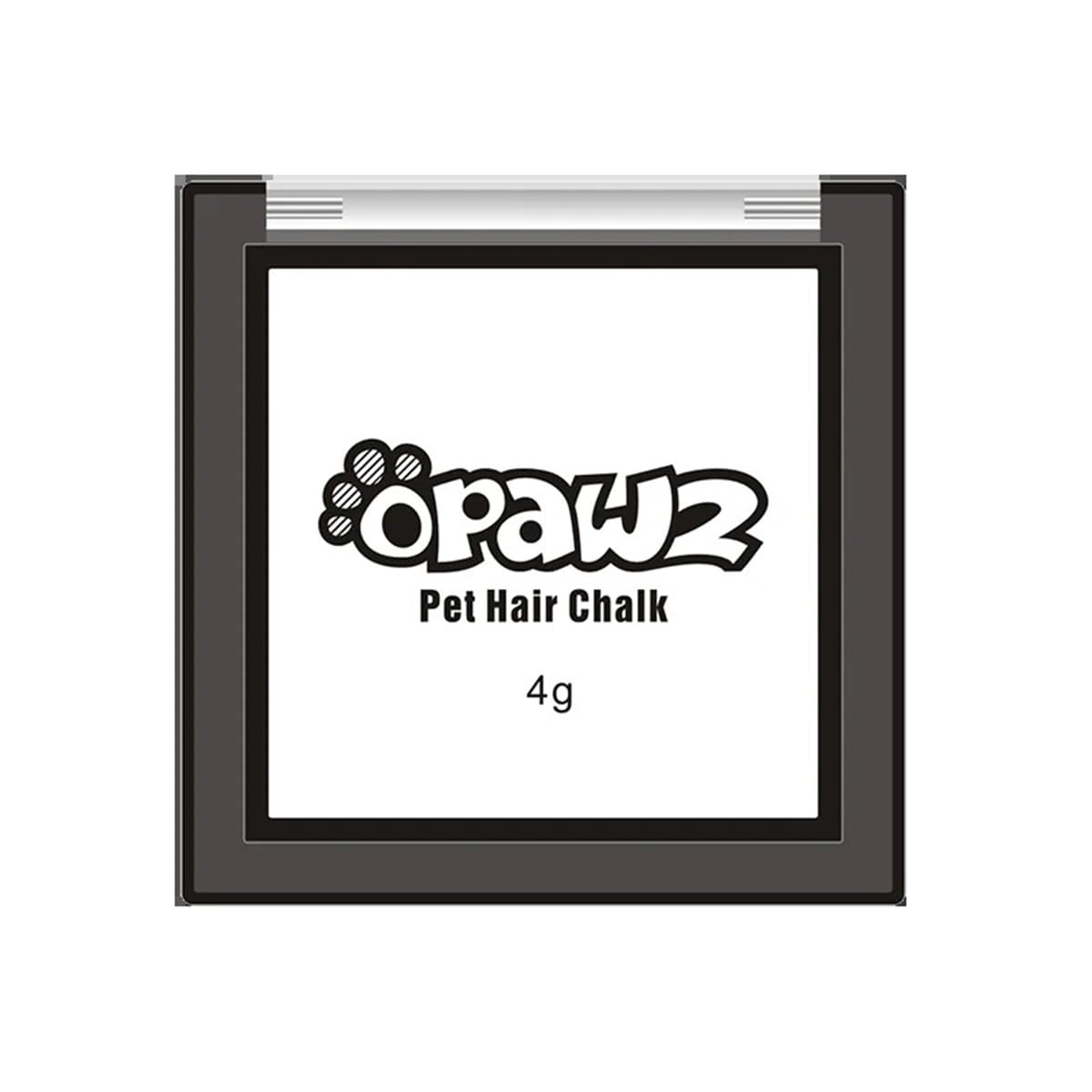 Opawz Pet Hair Chalk, Temporary Dog Hair Dye, Washable Pet Hair Dye, Pet Safe Dye For Creative Grooming (White)