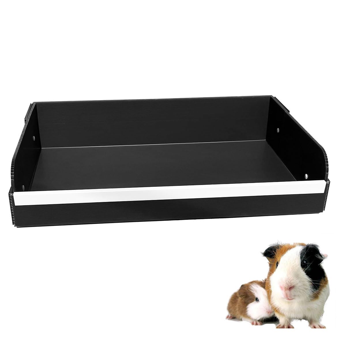 Pcprbfk Guinea Pig Litter Box For All C&C And Midwest Cages,Guinea Pig Bedding Litter Box,Guinea Pig Kitchen Area Keep The Guine