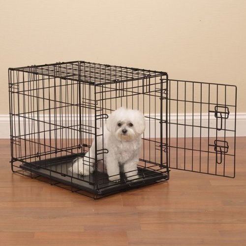 Proselect Easy Dog Crates For Dogs And Pets - Black;Medium-Large