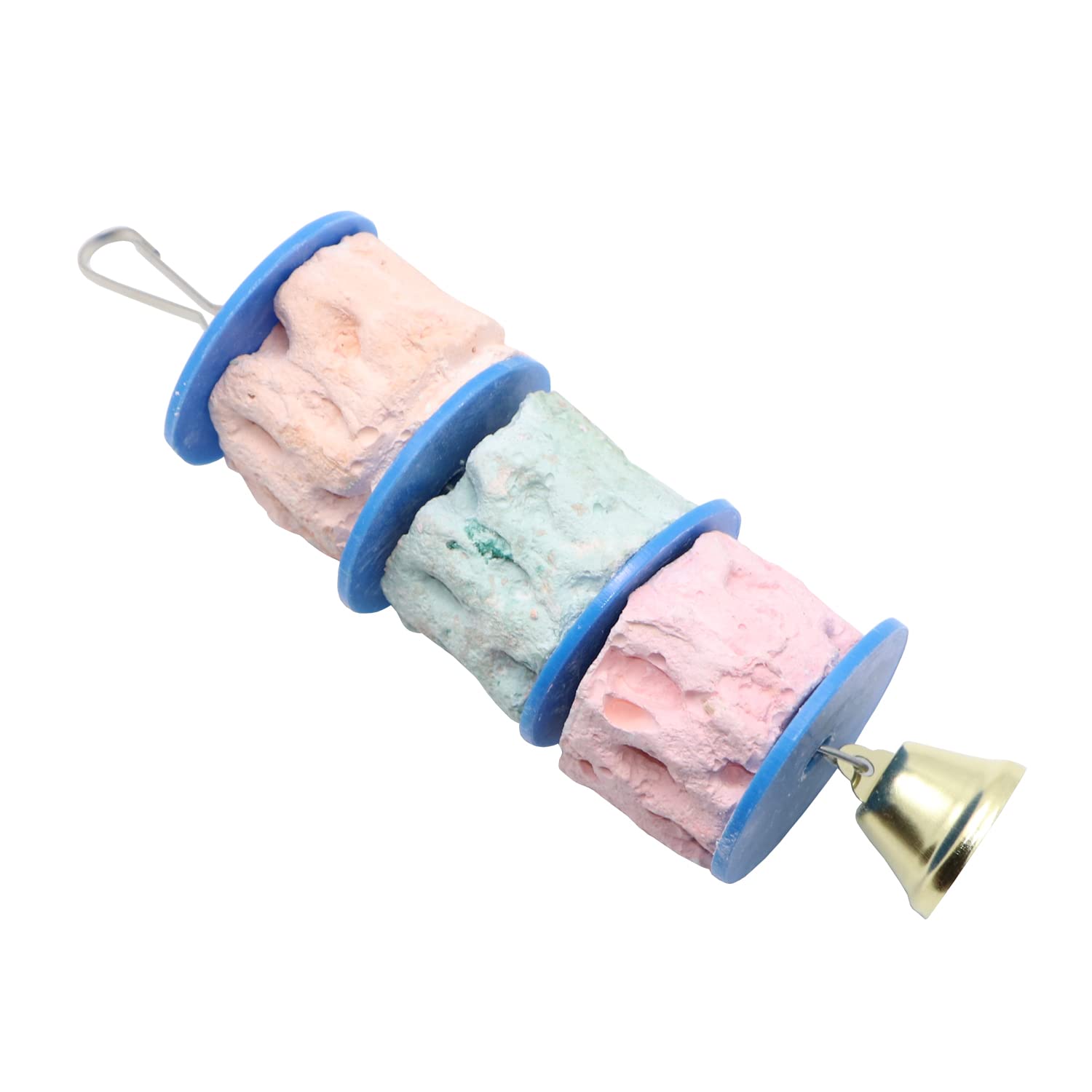 Bird Calcium Teeth Grinding Chew Treats Toy for Parrot Parakeet Cockatiel Conure Gerbil Rat Mouse Guinea Pig Chinchilla