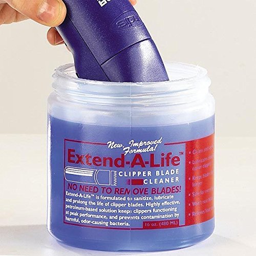 Blade Cleaner Rinse For Pet Grooming Clippers - Extends Life & Protects Blades !(32 Oz Refill)