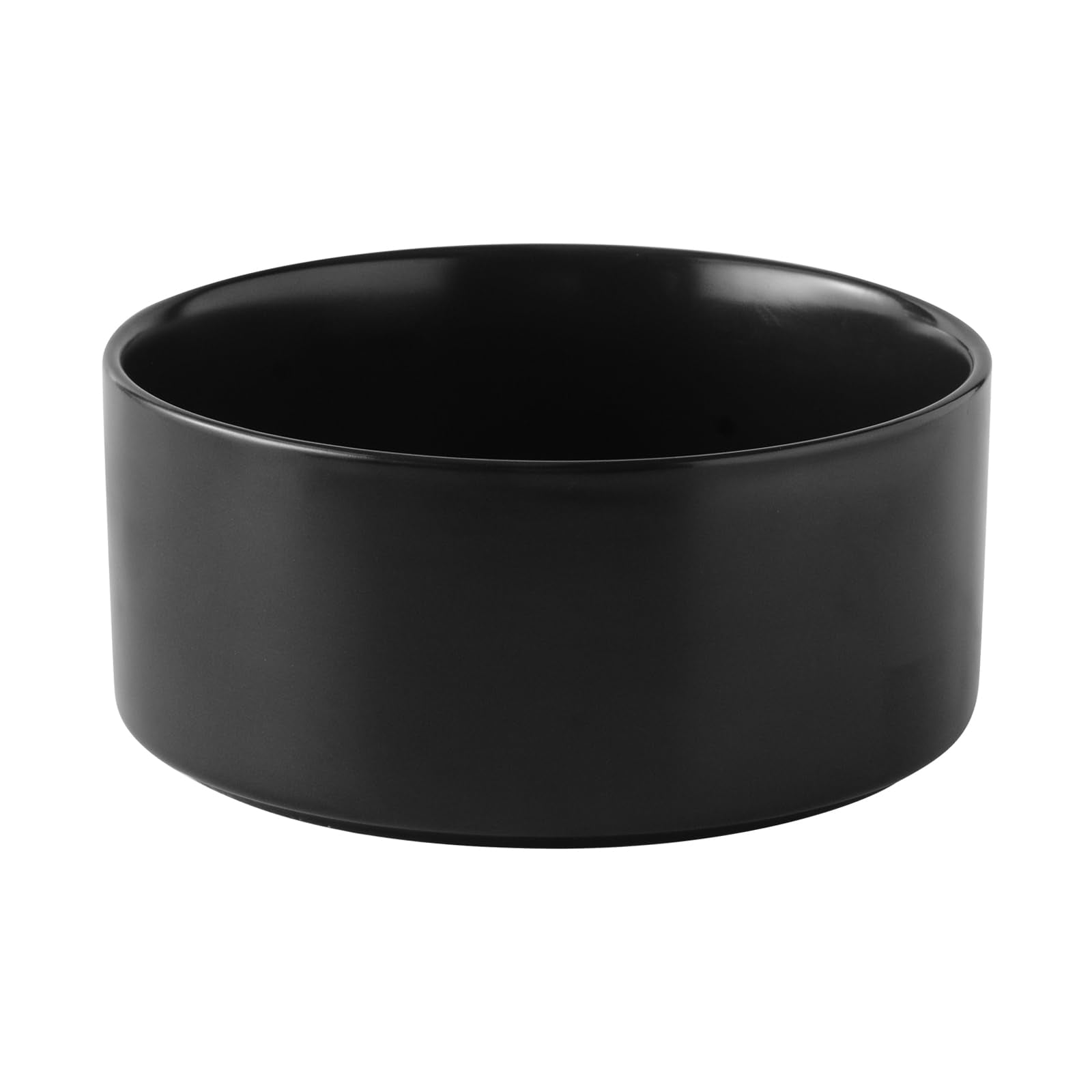 Welloyed 6 Ceramic Dog Bowl - 30Oz Classic Dogs Food & Water Bowl for Small and Medium Breed Dogs, Heavy Duty Non-Slip Dog Dis