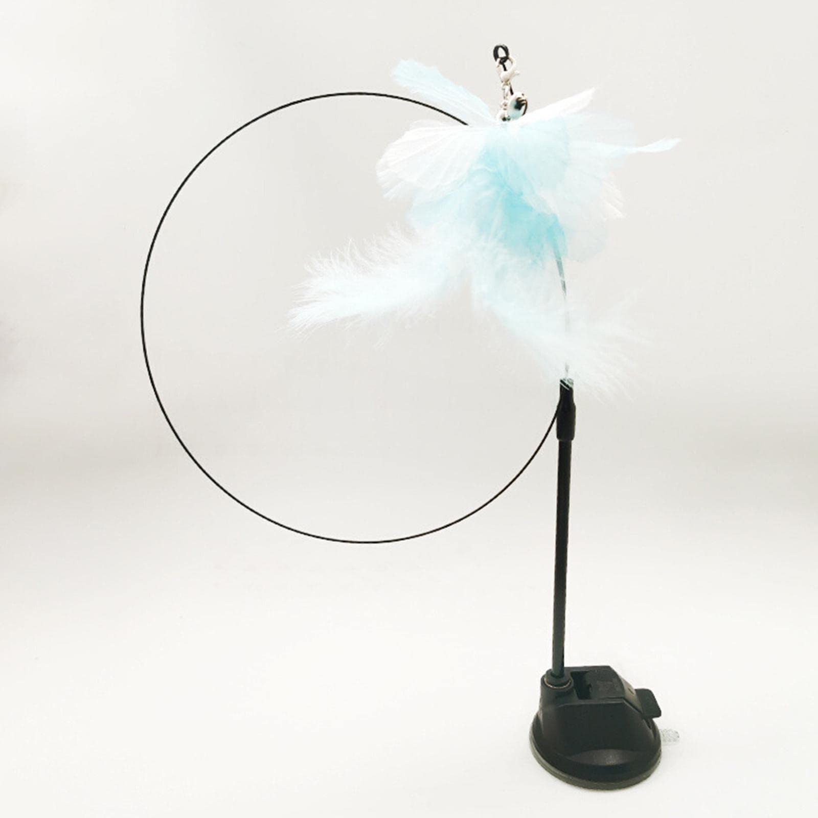 The Style Sutrafunny Cat Stick Toy Teaser Wand Toy Bells Detachable For Kitten Catch Blue|Pet Supplies | Cat Supplies | Toys