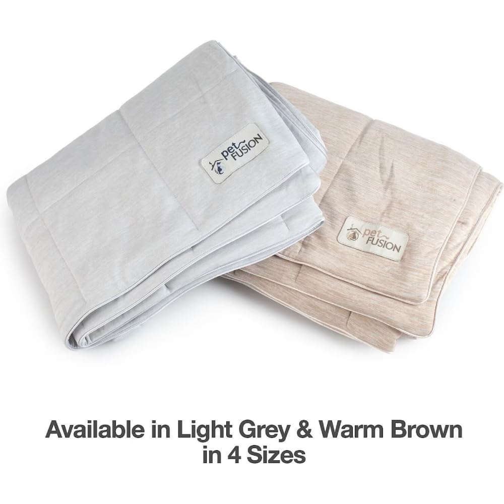 PetFusion Premium Cat and Dog Cooling Blanket, Lightweight Pet Blanket | Machine Washable | Multiple Sizes: for Pets Small to Ex