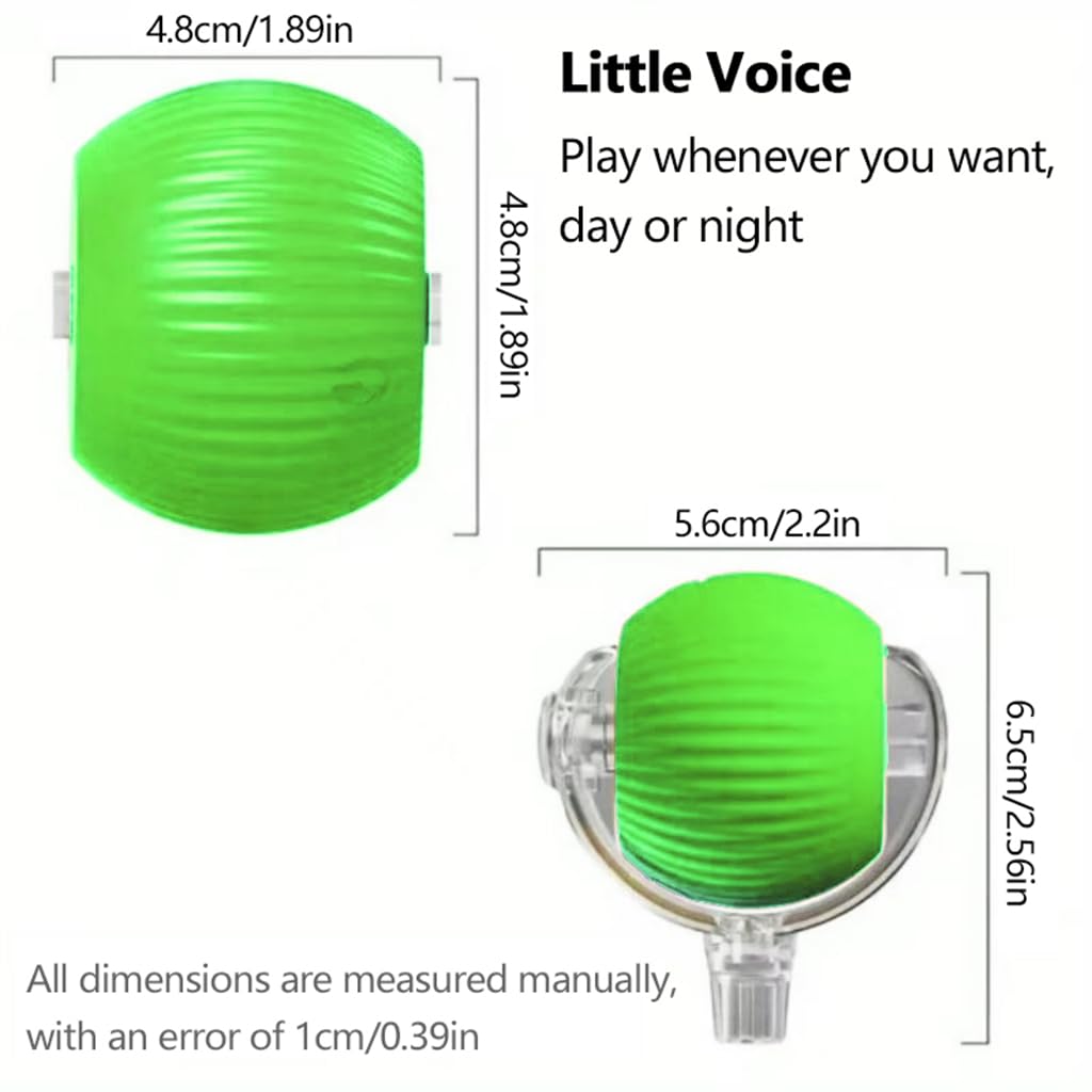 Interactive Cat Toys Ball for Indoor Cats, Self Moving Cat Toys Electric Rolling Balls, Realistic Mouse & Chase for Hunting and