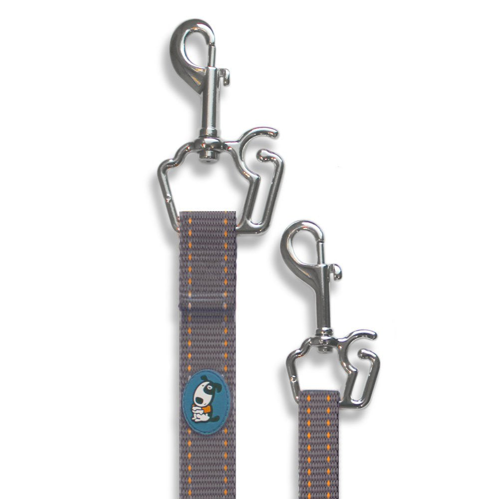 Thunderleash No-Pull Dog Leash (Small (12 To 25 Lbs), Grey)