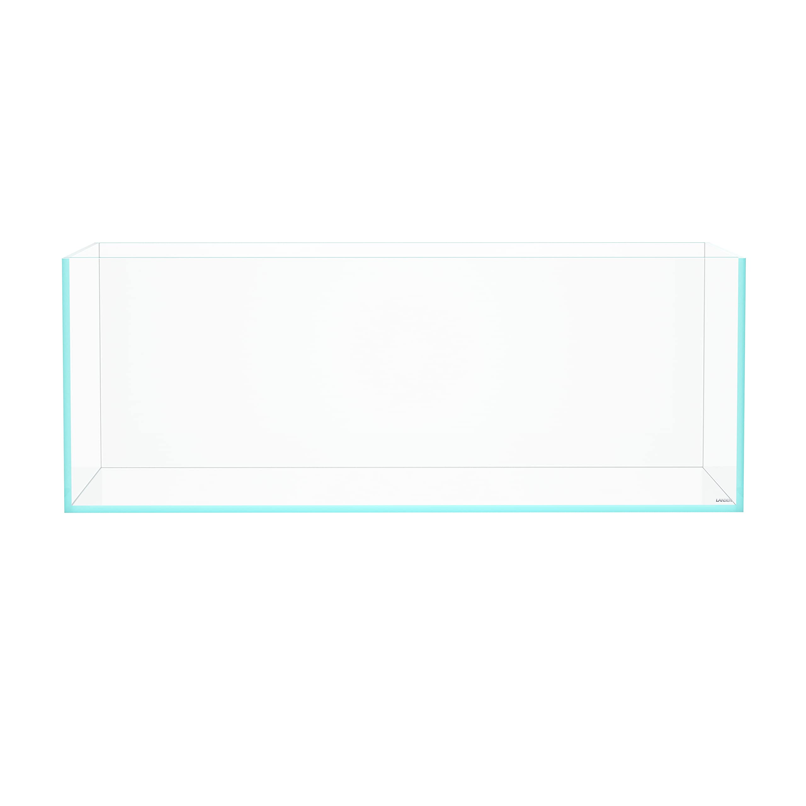 LANDEN 120P 78.4 Gallon Rimless Low Iron Aquarium Tank, W47.2  D23.6  H17.7 in(120x60x45cm); 12 mm Thickness with Nano Foam Leve