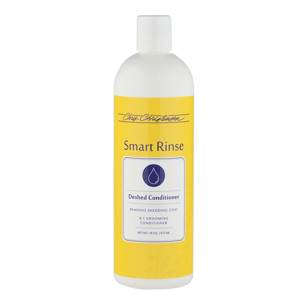 Chris Christensen SmartRinse De-Shed Ultra Concentrated Pet Conditioner, Makes up to 8 Bottles, Groom Like a Professional, Deep 