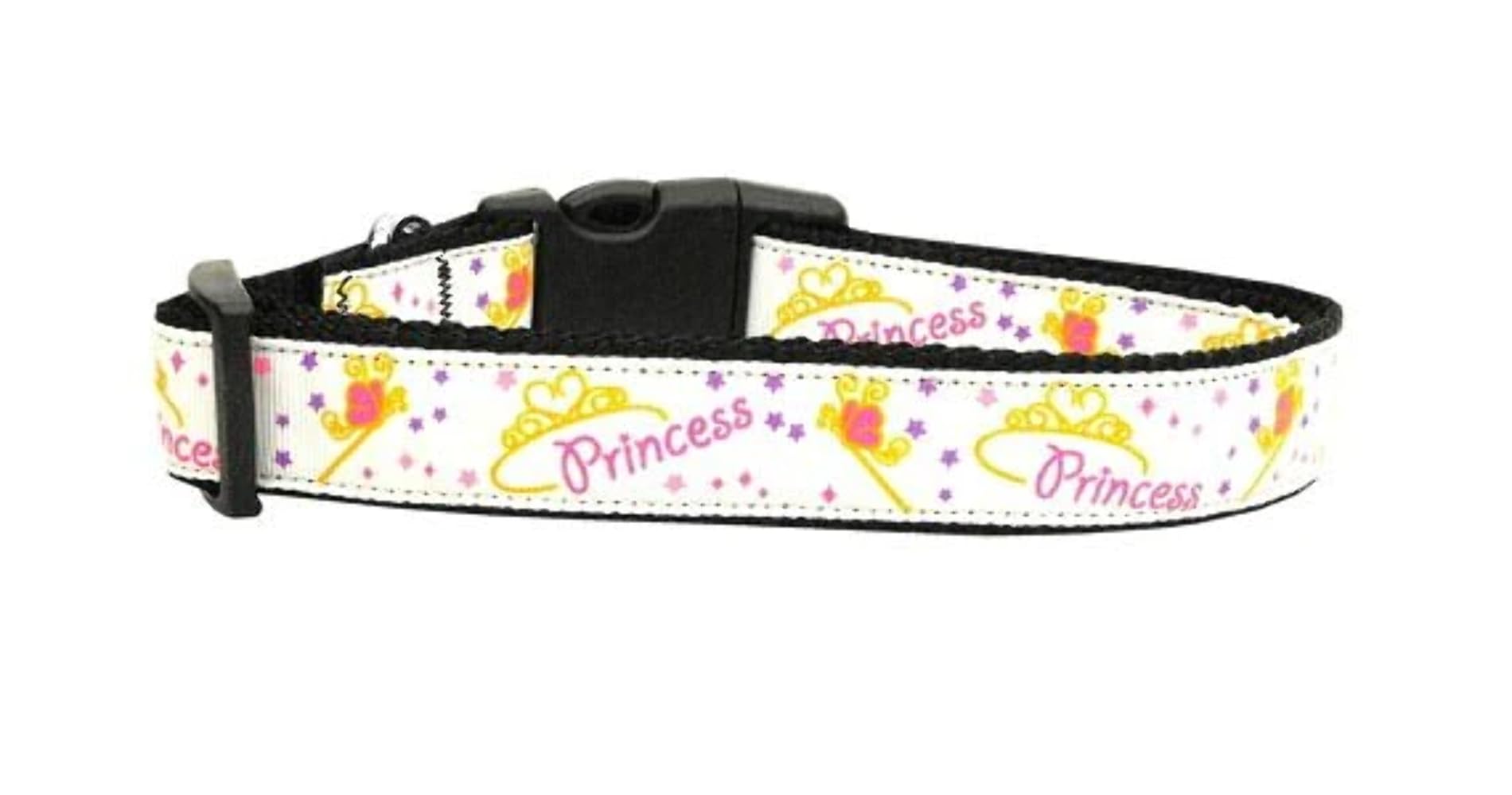 Pet Dog & Cat Nylon Collar or Leash, &quot;Princess&quot; Cat Collar