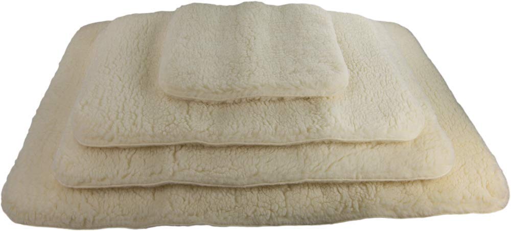 Activedogs Hi Loft Faux Lambskin Plush Sherpa Dog Bed - Medium 24'-36' - Orthopedic & Machine Washable - Double Layered