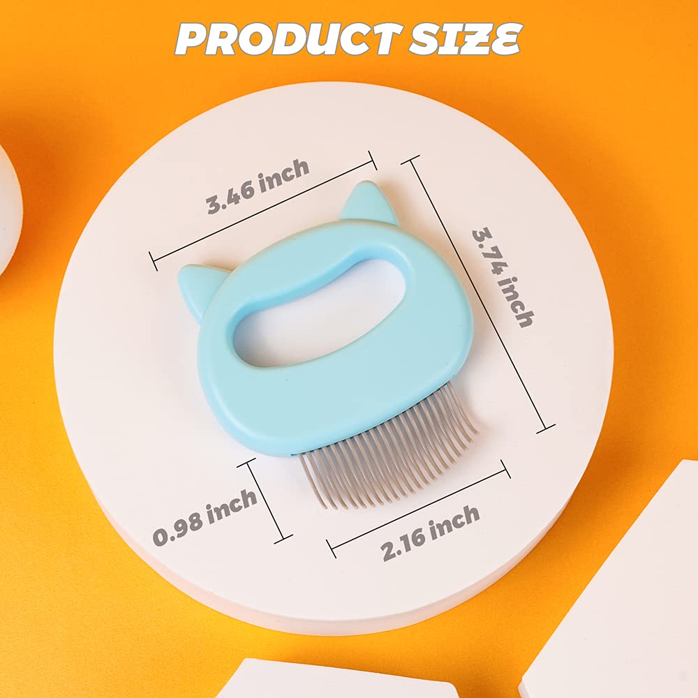 Cat Comb Pet Short & Long Hair Removal Massaging Shell Comb Soft Deshedding Brush Grooming And Shedding Matted Fur Remover Massa