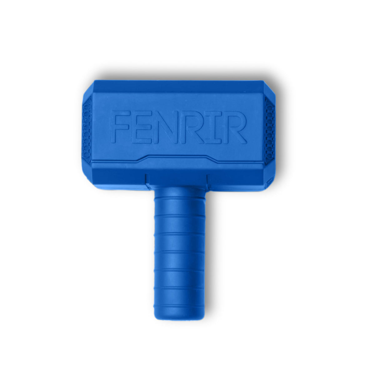 Fenrir Hammer Dog Chew Toy Strong Rubber Stuffable Enrichment Toy For Chewers (Blue, Small)