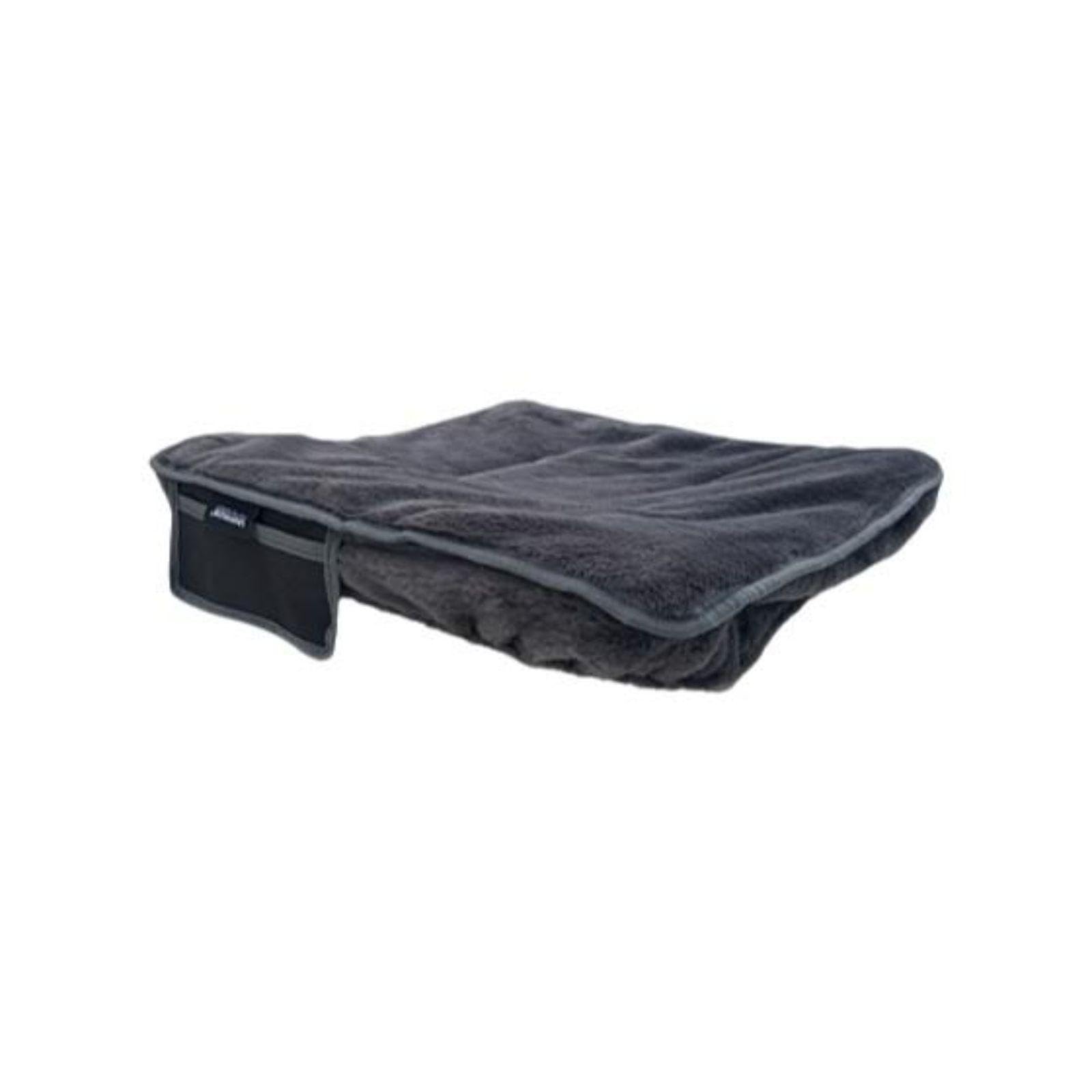 HEAVENGLOW Dog Bed cleanable Plush Removable Cover Portable Suitable for Indoor and Outdoor use Gray Mat 89 * 89 * 23cm