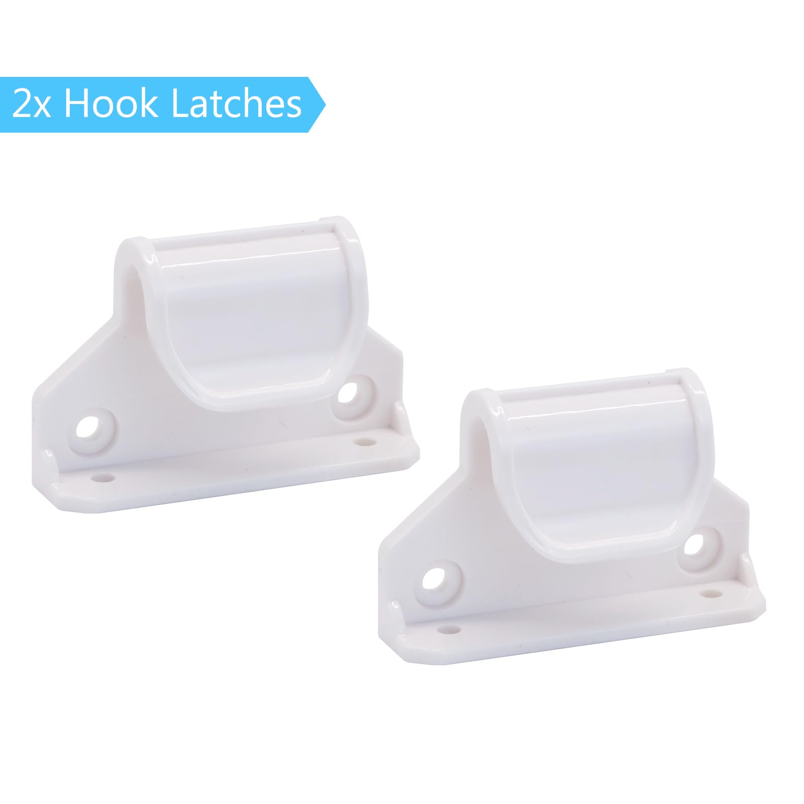 Kiskiz Retractable Baby Gates Extra Wide Baby Gate Replacement Parts Kit Retractable Dog Gate Full Set Wall Mount Accessories Extra Long Baby Gate Hardware With Brackets, Latches, Hooks, Screws, White