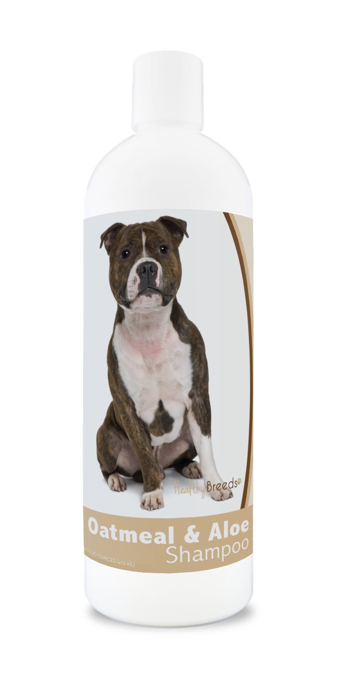 Healthy Breeds Staffordshire Bull Terrier Oatmeal Shampoo With Aloe 16 Oz