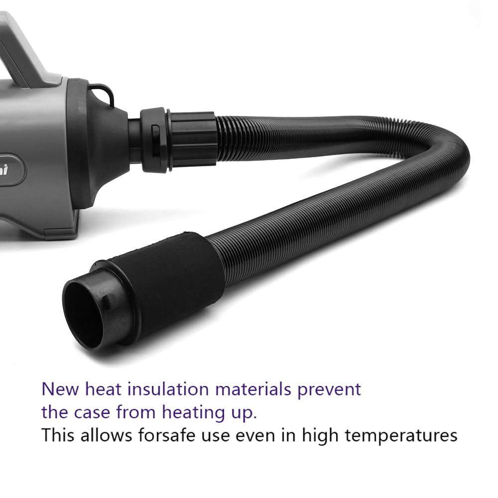 Dog Dryer High Velocity Professional Dog/Pet Grooming Force Hair Dryer/Blower (Smd-06P) (Black)