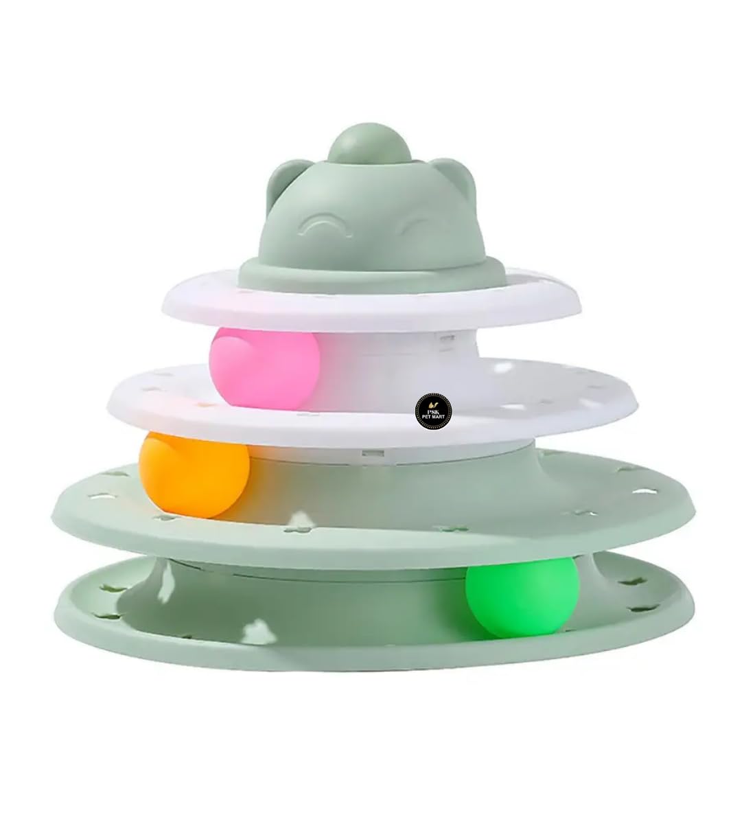 Psk Pet Mart TripleLayer Pet Amusement Ball Tower  Fun And Engaging Interactive Game Toy For Cats And Small Pets To Promote Ex
