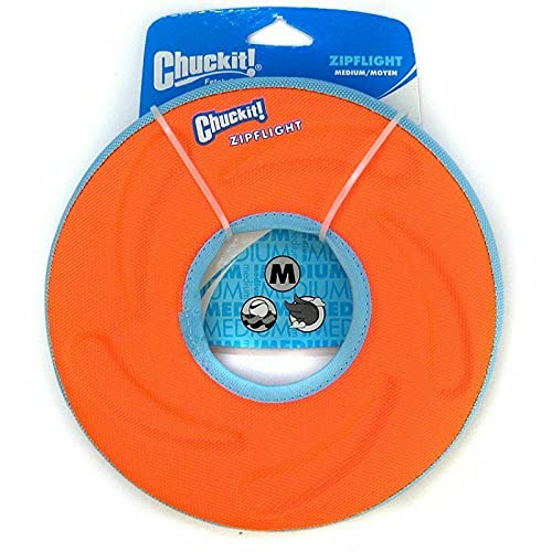 Chuckit Zipflight Amphibious Flying Ring - Assorted Small ?6 In. Diameter (4 Pack)