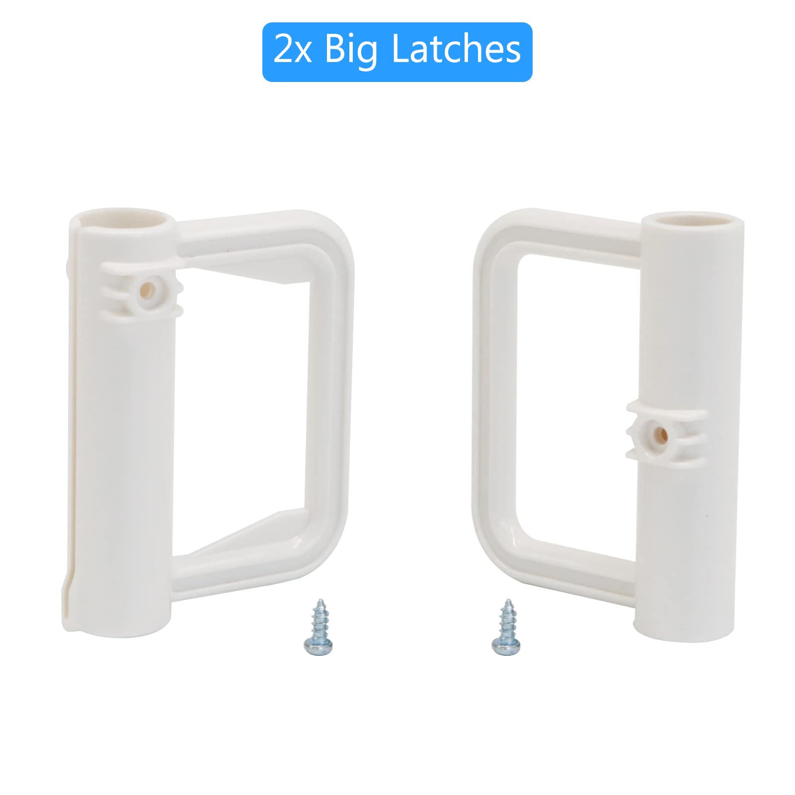 Womhom Retractable Baby Gates Replacement Parts Kit (White) Extra Wide Baby Gate Full Set Wall Mounting Accessories With Brackets Anchors And Screws Retractable Dog Gate Accessories