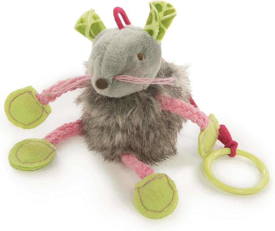 Psk Pet Mart Bouncy 1 Pcs With Feather Mouse Interactive Toy | Kitten & Cat Toys