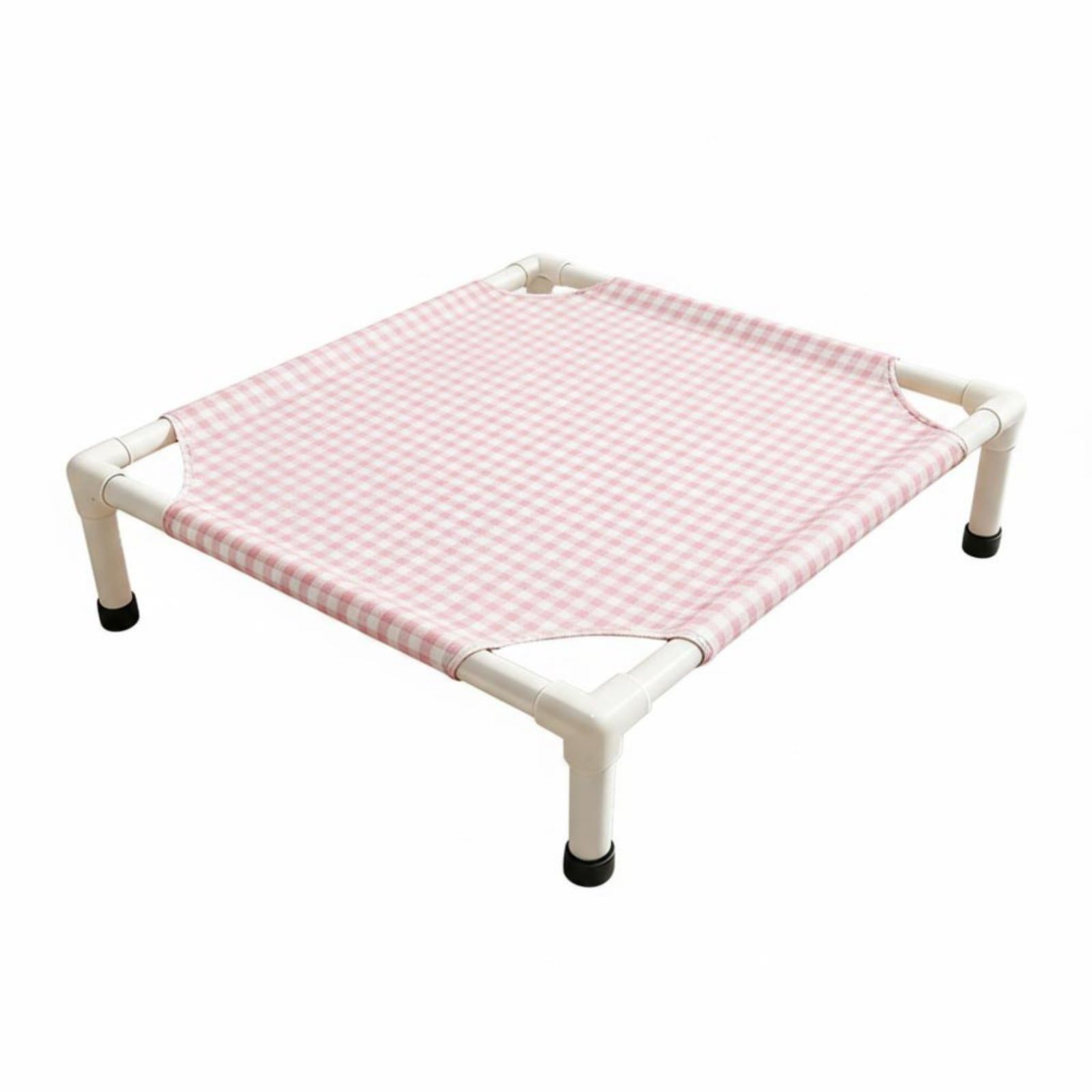 Merishopp Detachable Elevated Dog Bed YearRound Raised Dog Bed Washable Mesh Pet Cot Above the Ground for Small Dogs, L, Pink P