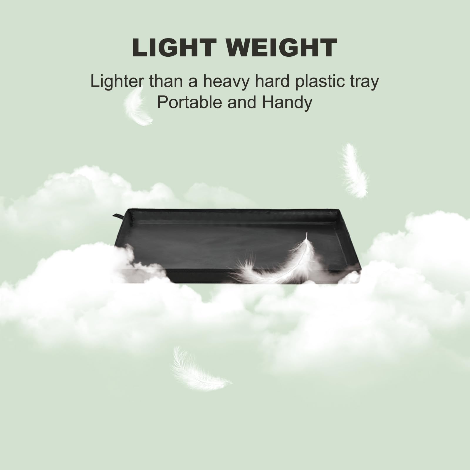 HQ4US 4LEGS Large Portable Dog Pee Pad Holder, Foldable Waterproof Liner Base 33x23, Easy Clean, Ideal for Indoor Dog Potty Training