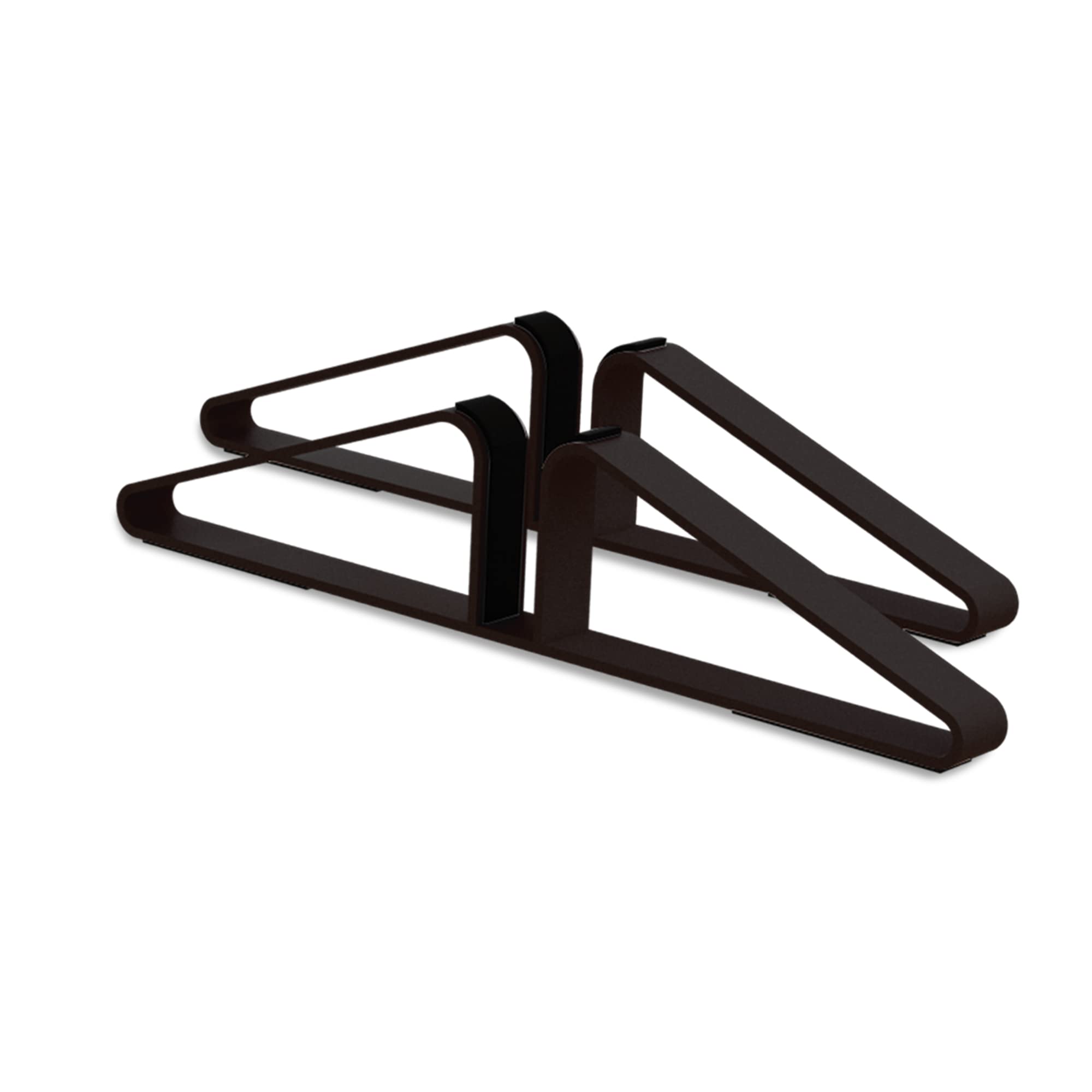 PUPETPO Freestanding Pet Gate Metal Support Feet, Triangle Support Feet Set of 2 for Extra Wide Foldable Pet Gate, Easy to Insta