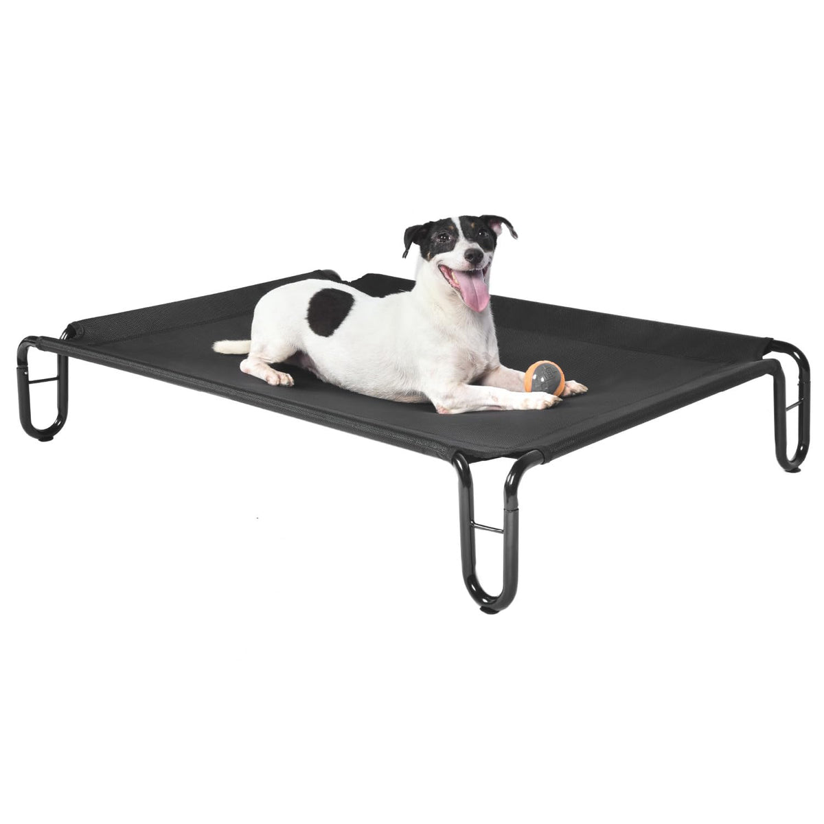 Pettycare Elevated Outdoor Dog Bed - Dog Cots Beds For Medium Dogs, Waterproof Raised Dog Bed Easy To Assemble, Cooling Elevated