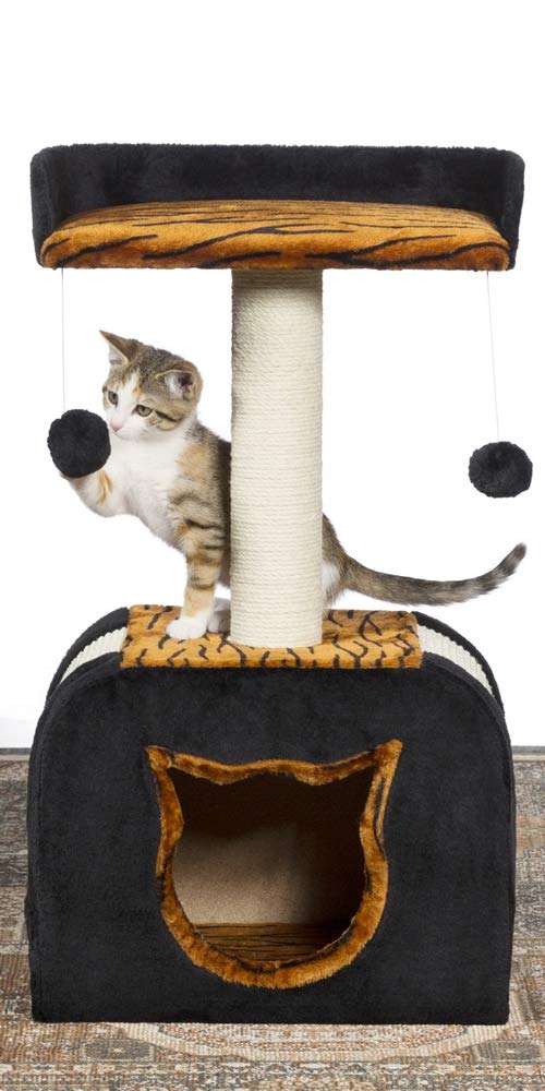 Prevue Pet Products Kitty Power Paws Tiger Hideaway 7305