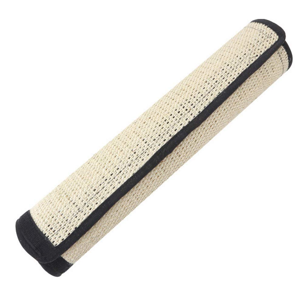 Cat Scratcher Mat With Interactive Mouse Toy, Cat Scratching Post Natural Sisal Table Leg Scratch Wrap Cat Grinding Claws Scratc