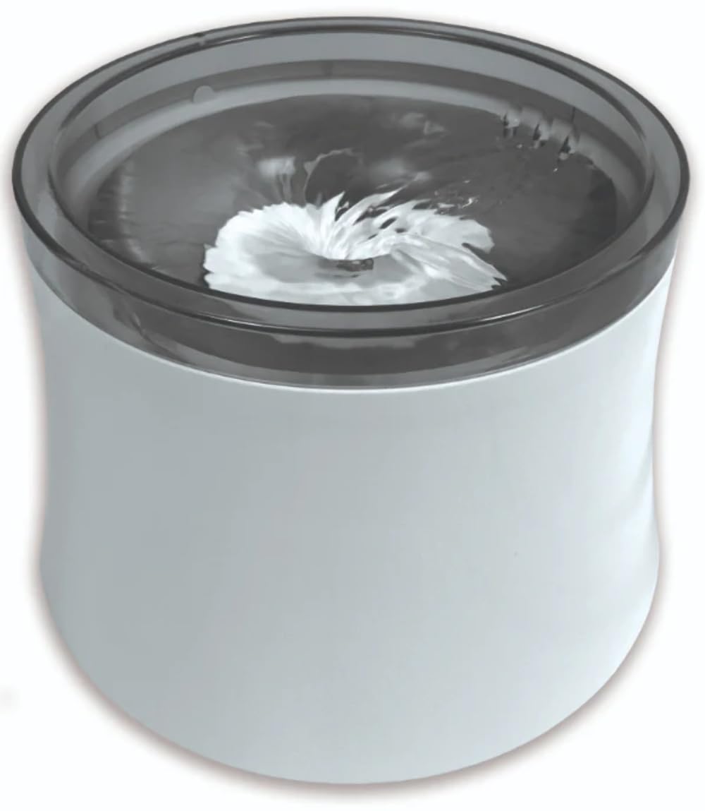 Pioneer Pet Vortex Pet Drinking Fountain White, 128 Fluid Ounce Capacity (3046)