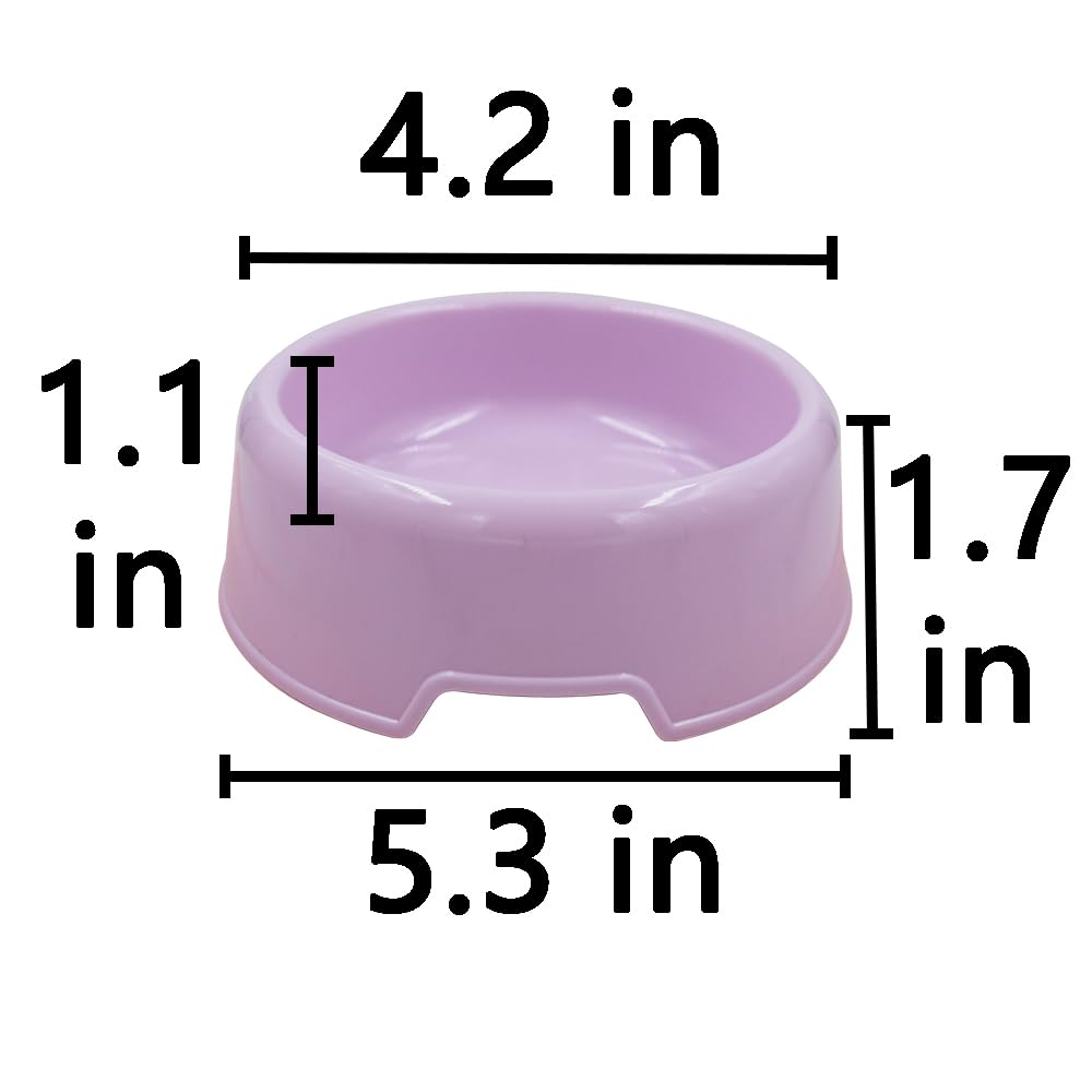 Dog Bowls Cat Bowls (Purple, Small)