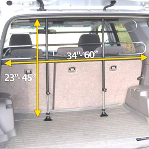 Heininger Portablepet Pet Partition Space Barrier Bars With Clear View