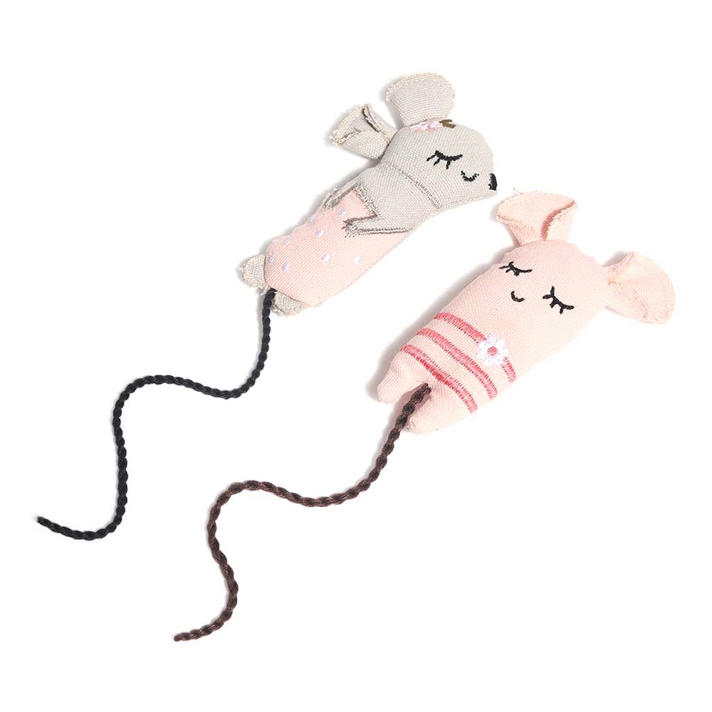 Heads Up For Tails Tutu And Twiddle Cat Toys  Pink
