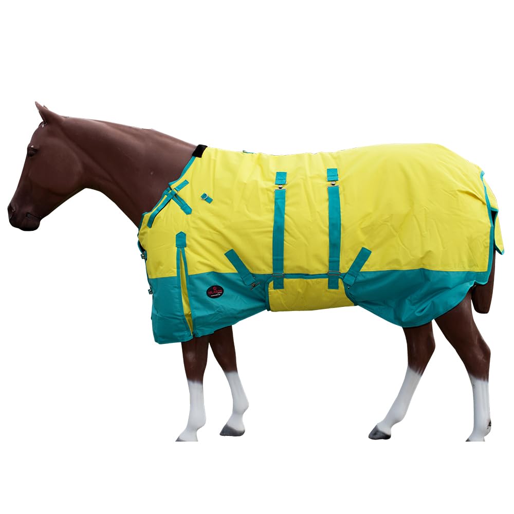 68 Hilason 1200D Winter Waterproof Turnout Horse Blanket Belly Wrap Yellow