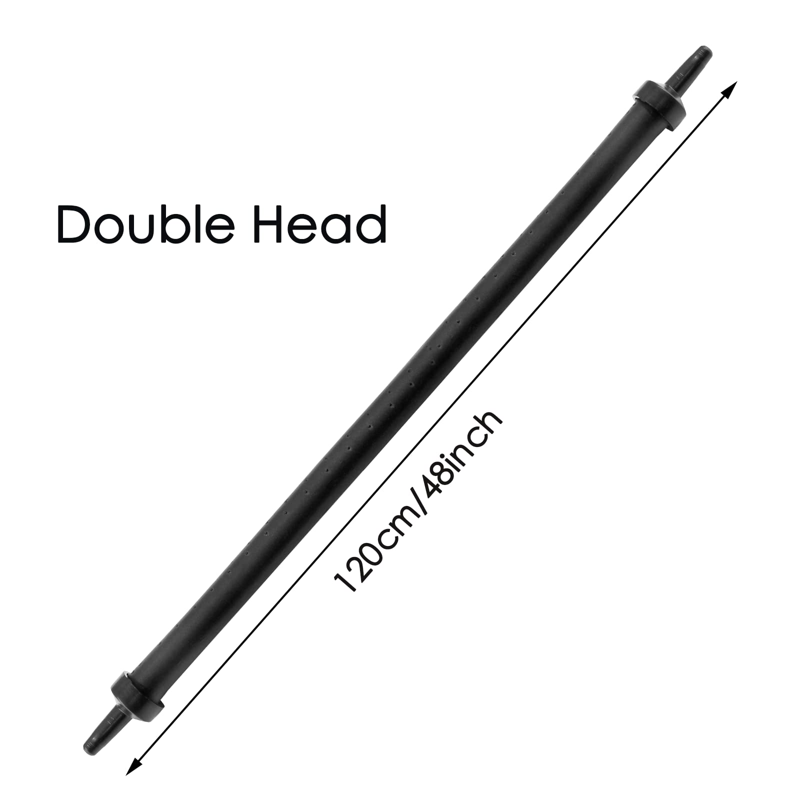 Waziaqoc Bubble Wall Air Diffuser, Aquarium Wall Air Curtain Bubble Tube Rubber Bendable Bubble Hose For Fish Tank, 120Cm/48 Dou