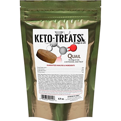 Keto-Treats Quail - for Dogs & Cats - 4.9 oz. Bag