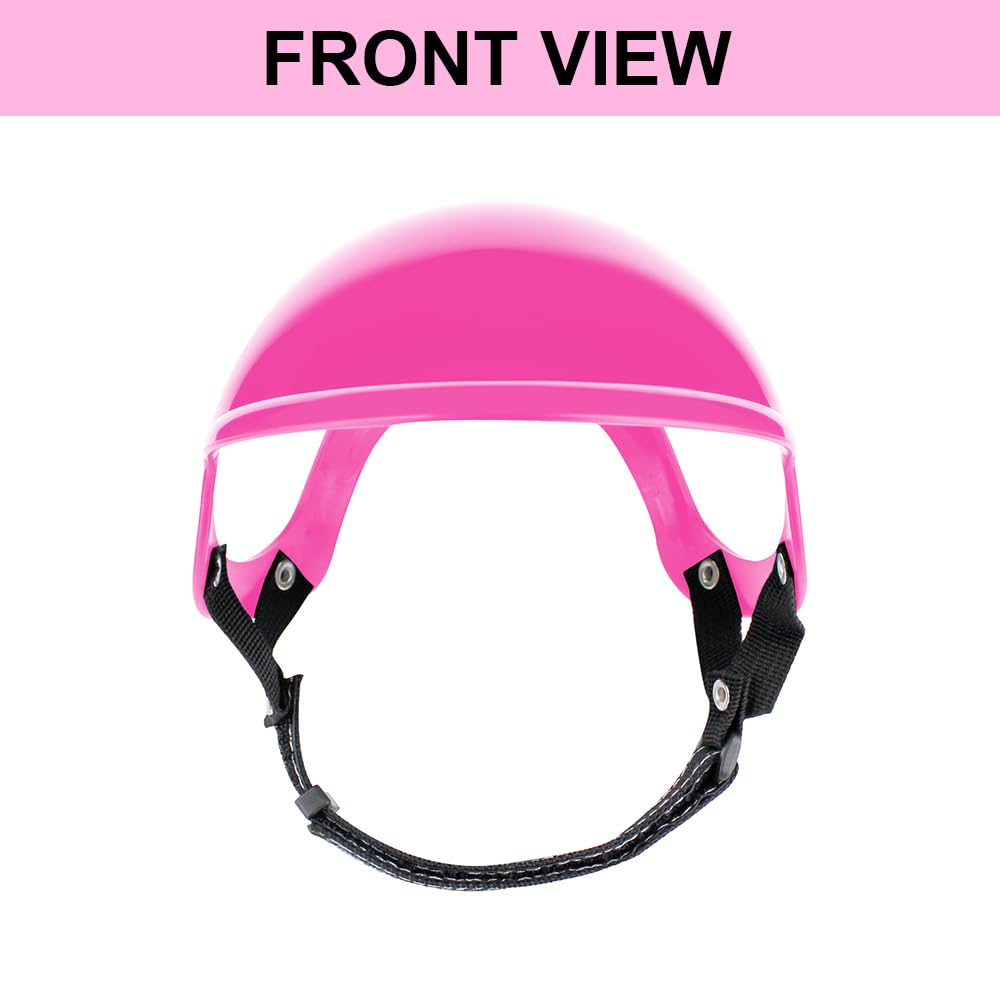 Dog Helmet,Puppy Hard Hat With Ear Holes & Adjustable Strap For Small Medium Puppy Dog Cat Outdoor Driving Riding