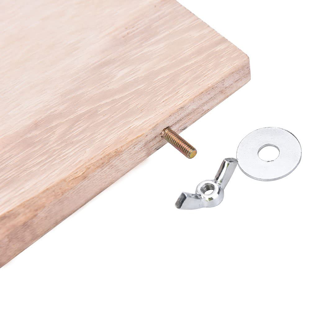 Coscosx 3Pcs Pet Parrot Bird Cage Perches Square Wooden Stand Platform Budgie Toys Bird Tree Perches For Parakeets